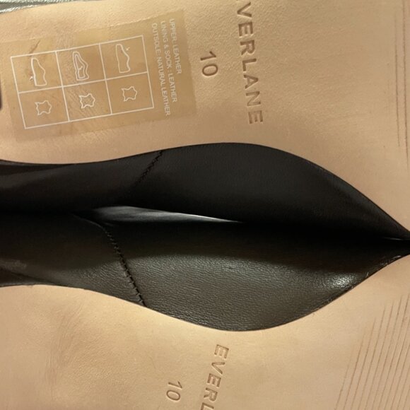 NEW Everlane The Banana Boot Womens 10 Dark Brown Leather Knee High - Picture 15 of 15